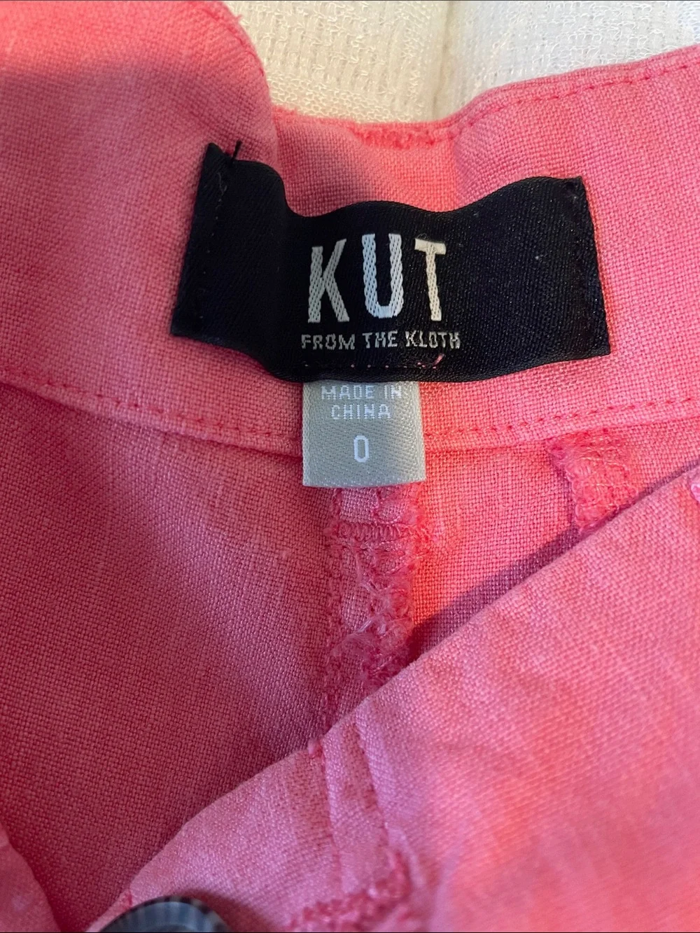 Kut From The Kloth Meg Wide Leg Linen Pants